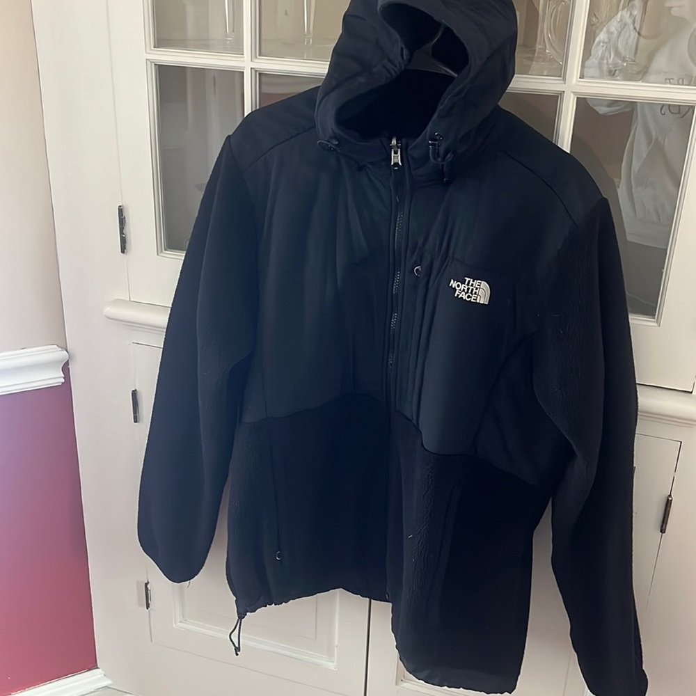 Northface Denali fleece with hood size XL barely worn